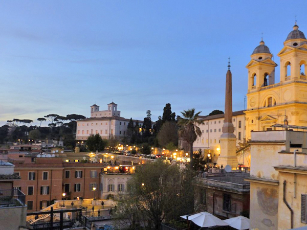 Spanish Steps view from the terrace